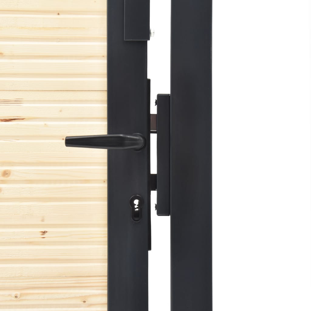 vidaXL Listones para vallas 64 unidades madera maciza de abeto 89 cm