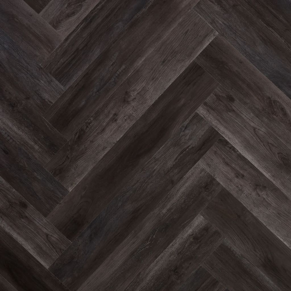 WallArt Tablones aspecto madera de roble Barnwood carbón negro