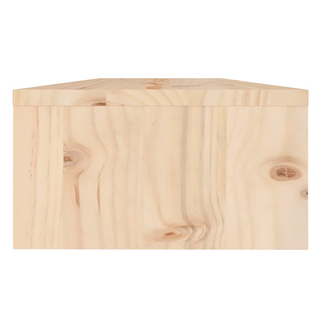 vidaXL Soporte de monitor madera maciza de pino 50x24x13 cm