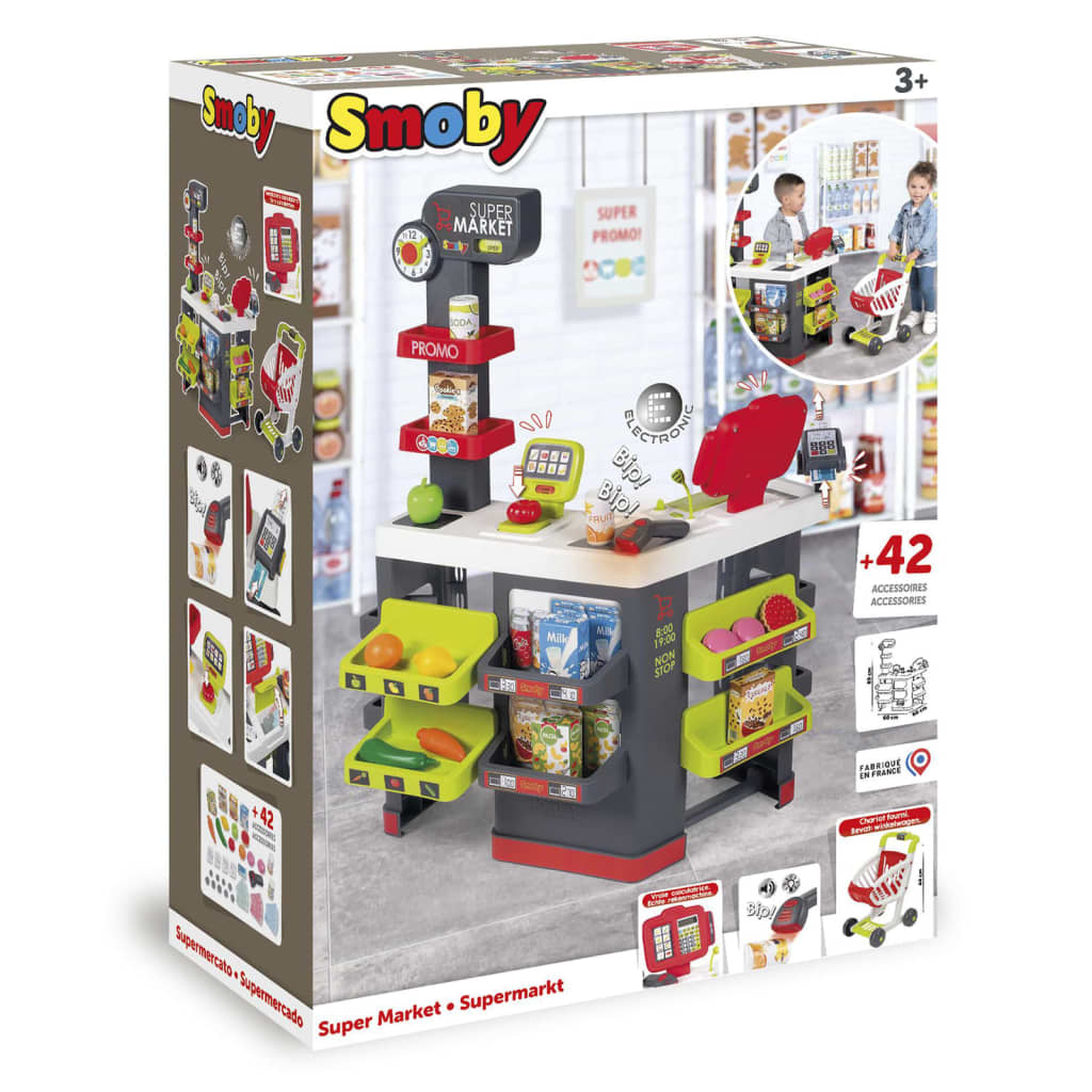 Smoby Supermercado de juguete 60x60x89 cm