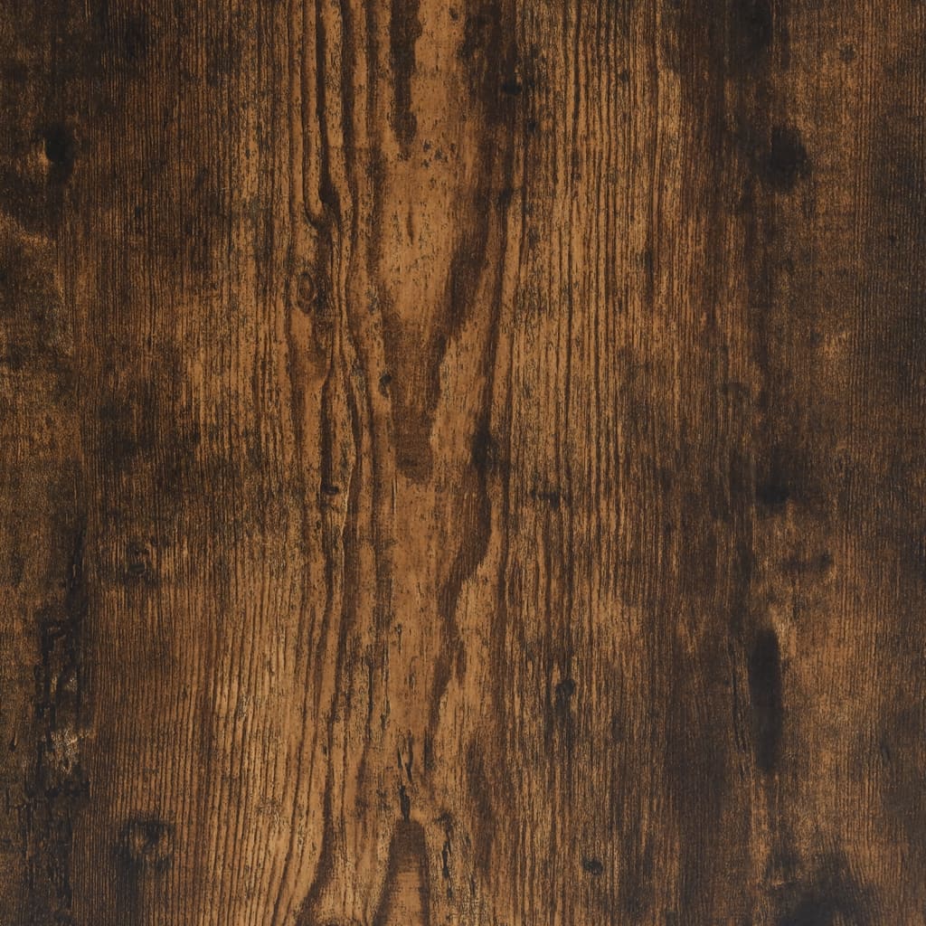 vidaXL Mueble esquina madera contrachapada roble ahumado 33x33x100 cm