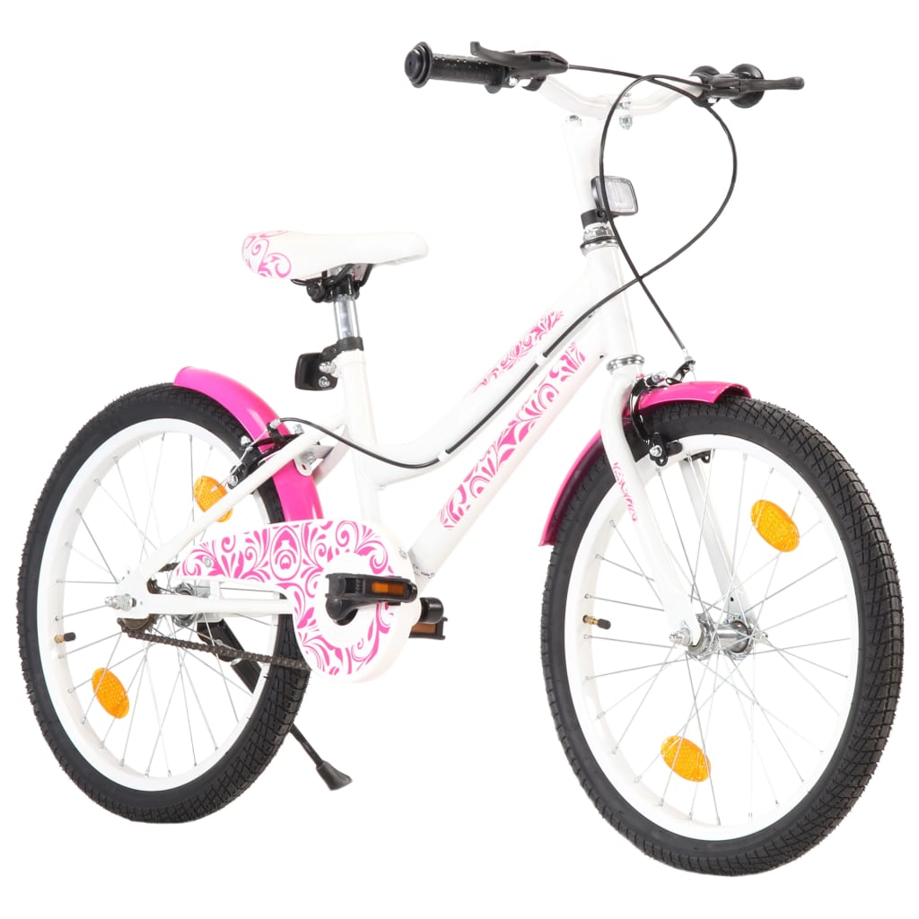 Bicicleta para pulgadas rosa blanco | vidaXL.es
