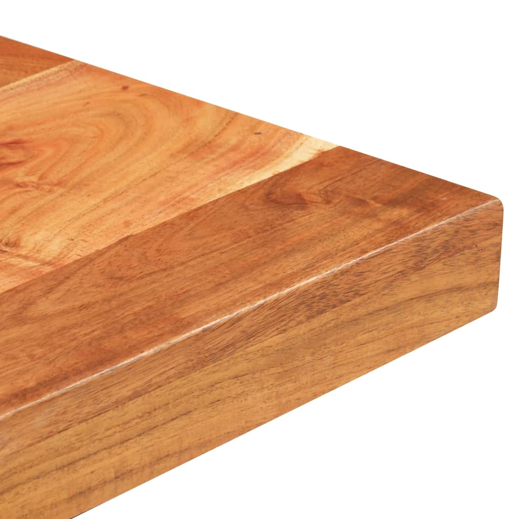 vidaXL Mesa alta de bar cuadrada madera de acacia maciza 50x50x110 cm