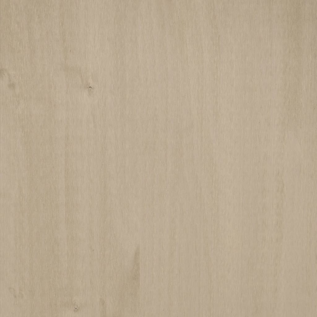 vidaXL Aparador HAMAR madera de pino maciza marrón miel 113x40x80 cm