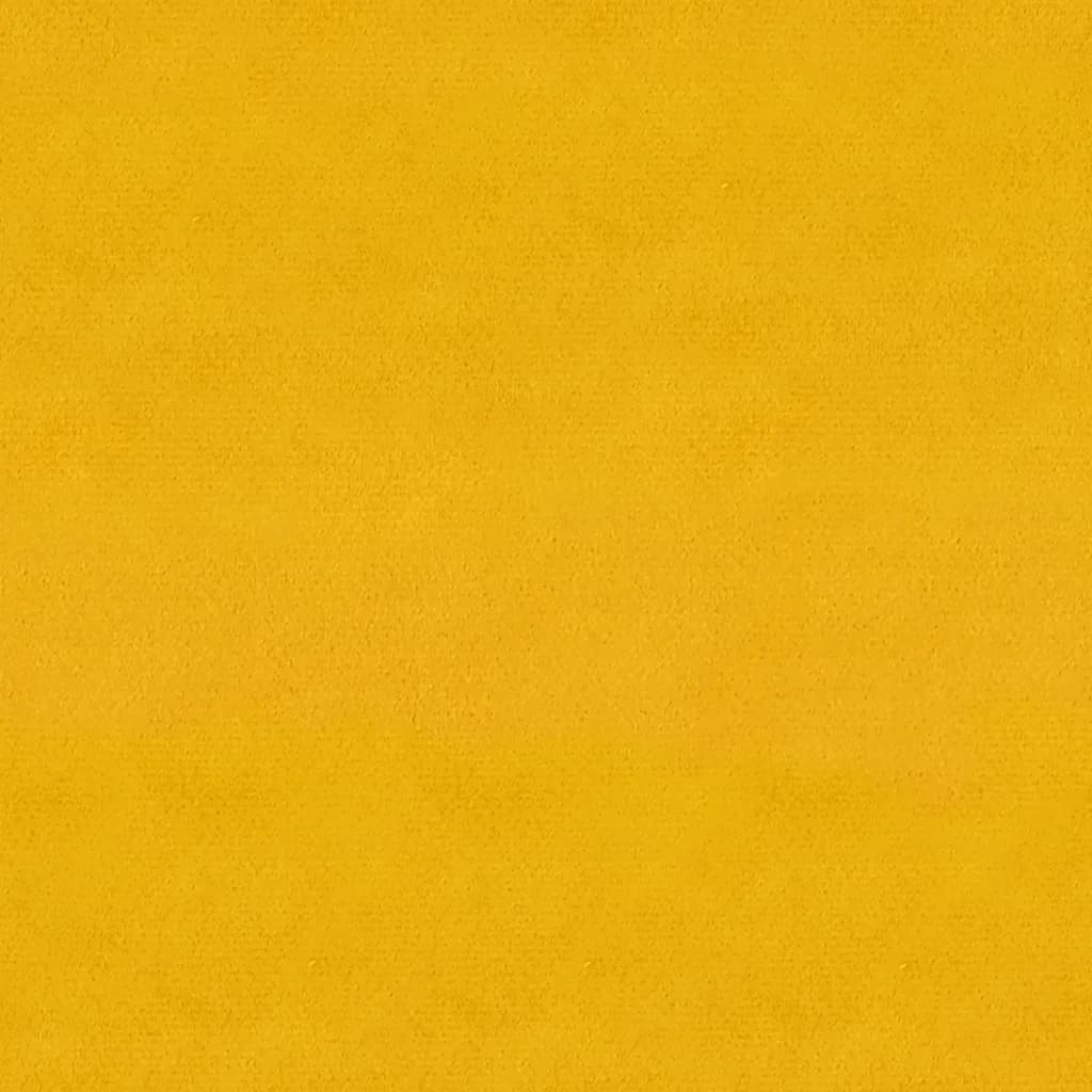 vidaXL Sillas de comedor 2 unidades terciopelo amarillo
