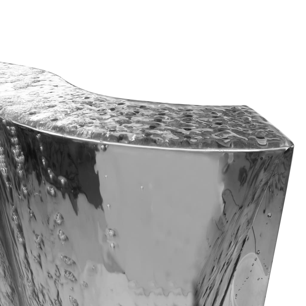 vidaXL Fuente de jardín de acero inoxidable plateado 60,2x37x122,1 cm