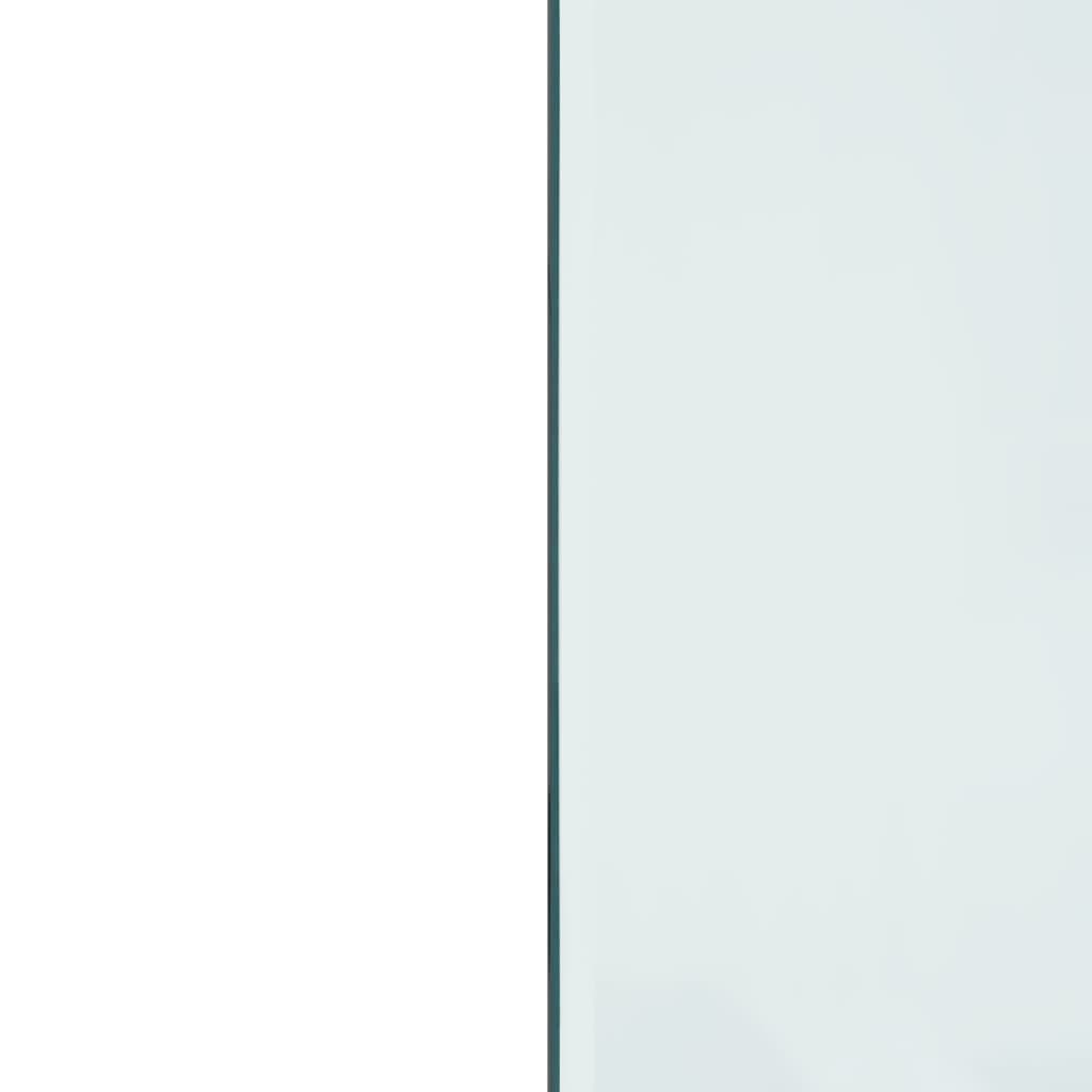 vidaXL Placa de vidrio para chimenea rectangular 120x50 cm
