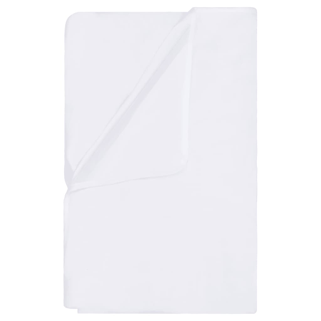 vidaXL Protector de colchón impermeable 2 uds algodón blanco 60x120 cm
