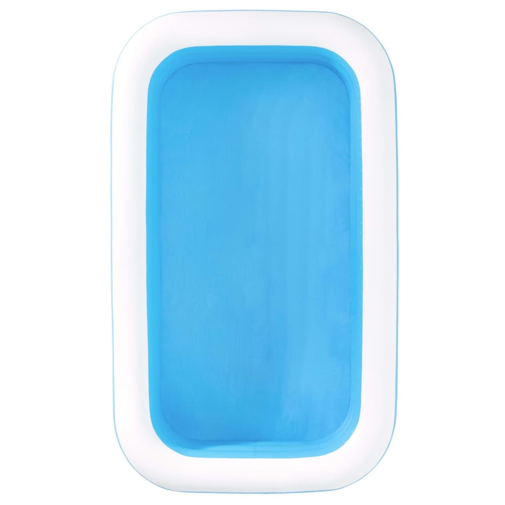 Bestway Piscina familiar inflable rectangular azul blanco 262x175x51cm