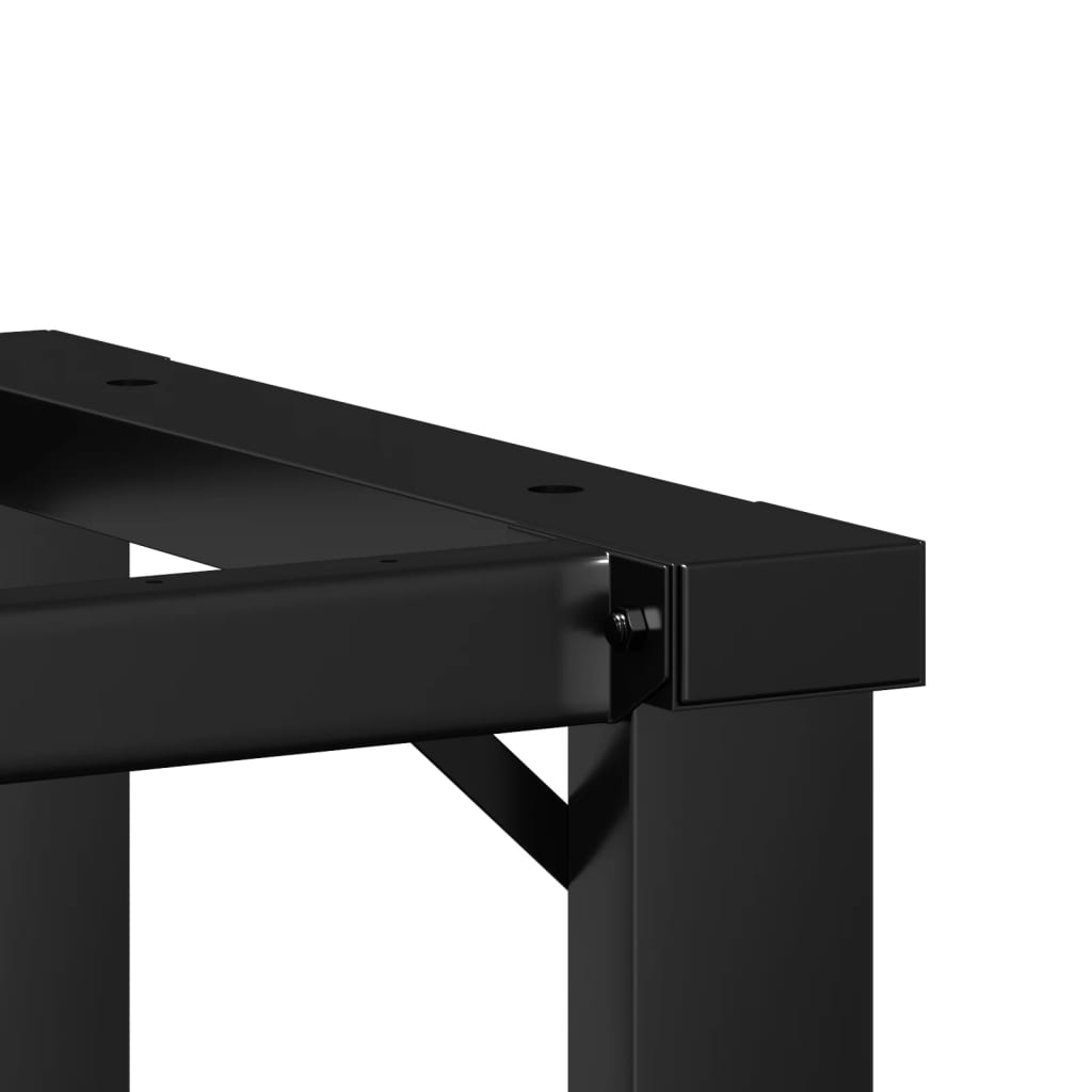vidaXL Patas de mesa de centro estructura O hierro fundido 40x40x33 cm