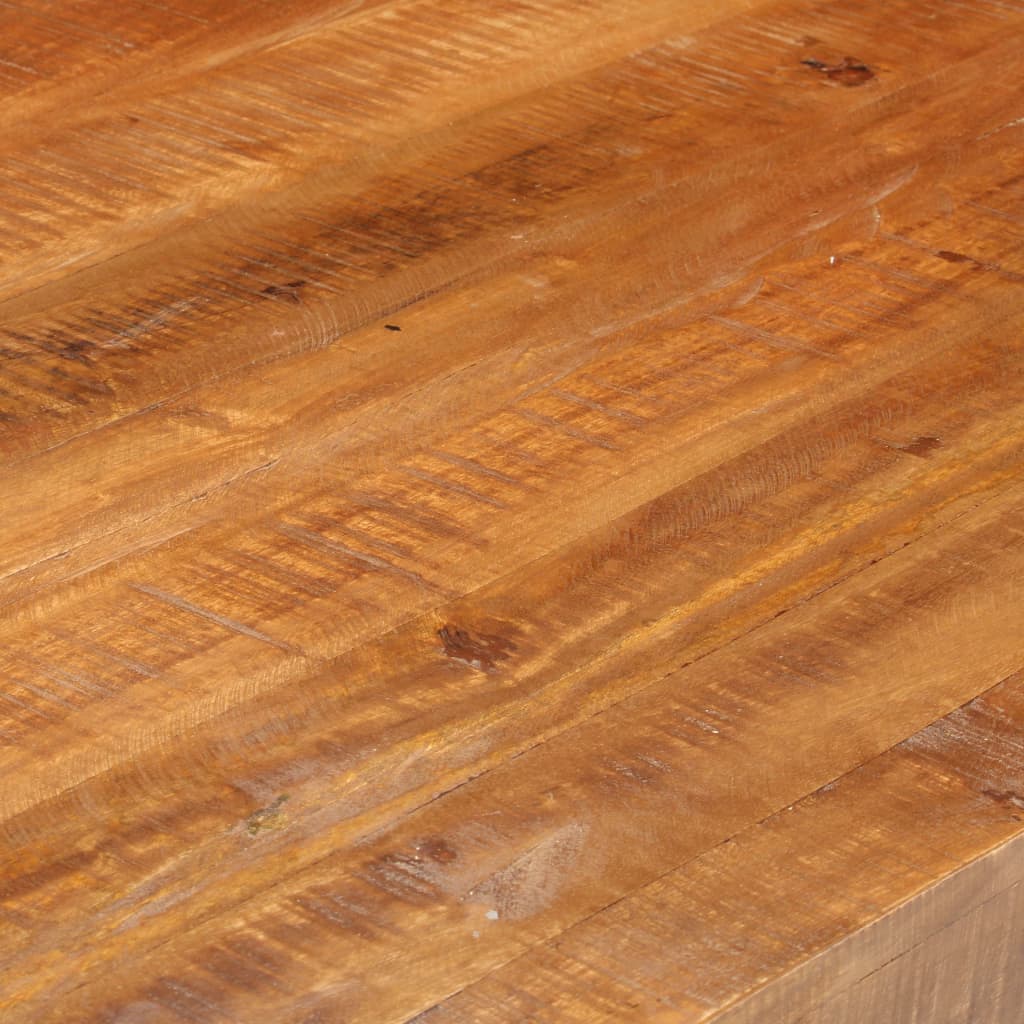 vidaXL Mesa de comedor de madera maciza de mango 160x80x76 cm