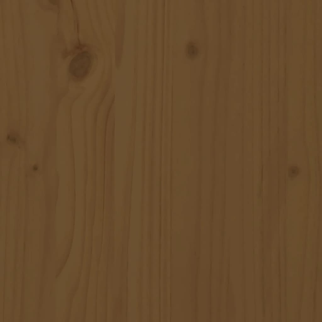 vidaXL Cama personas mayores madera maciza pino marrón miel 150x200 cm
