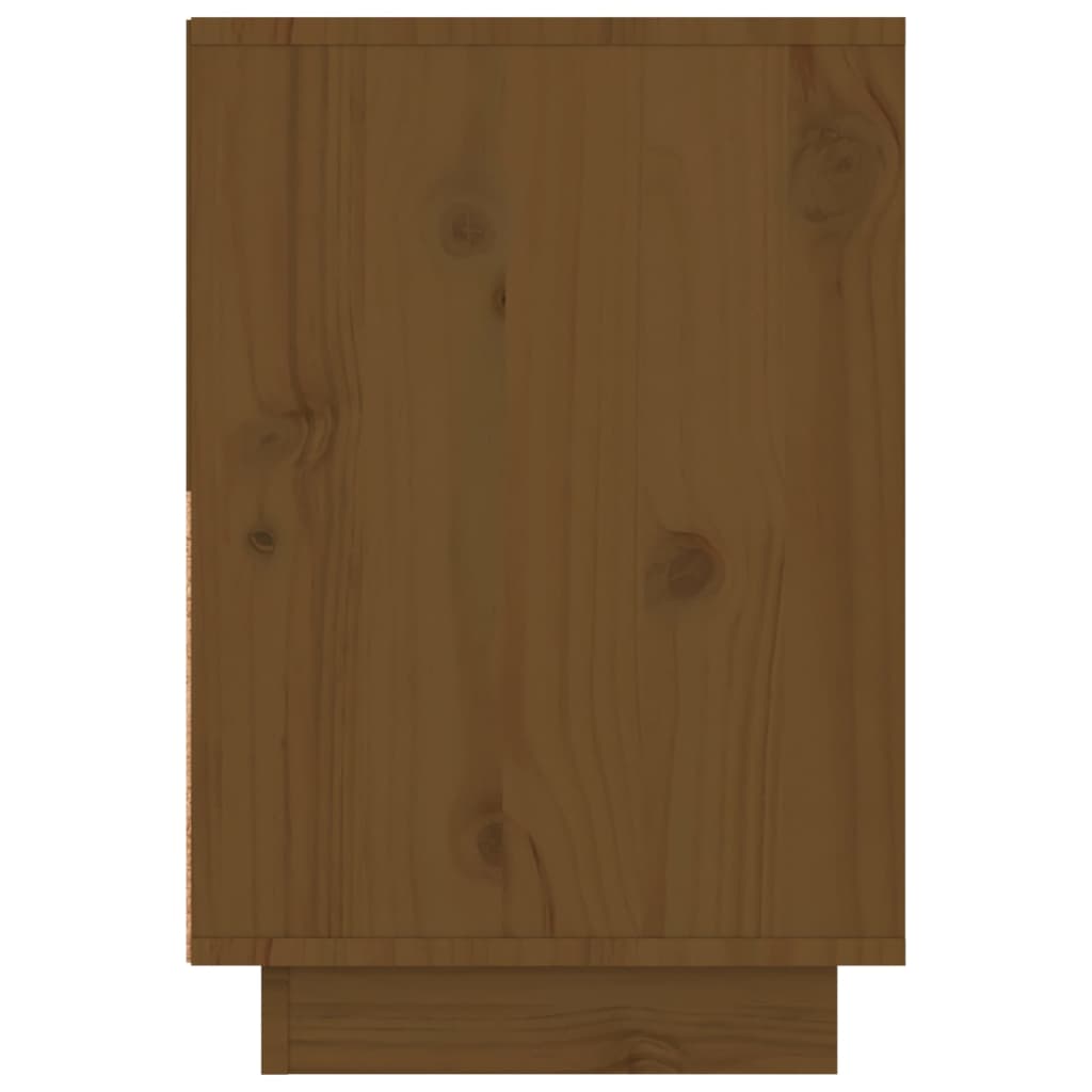 vidaXL Mesitas de noche 2 uds madera de pino marrón miel 60x34x51 cm
