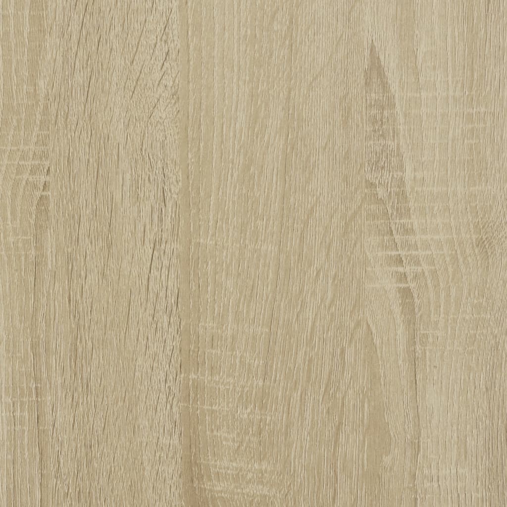 vidaXL Banco zapatero madera de ingeniería roble Sonoma 70x38,5x49 cm