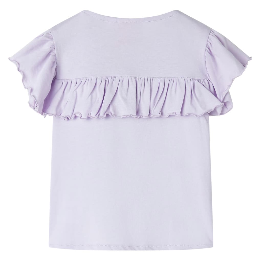 Camiseta infantil color lila 92
