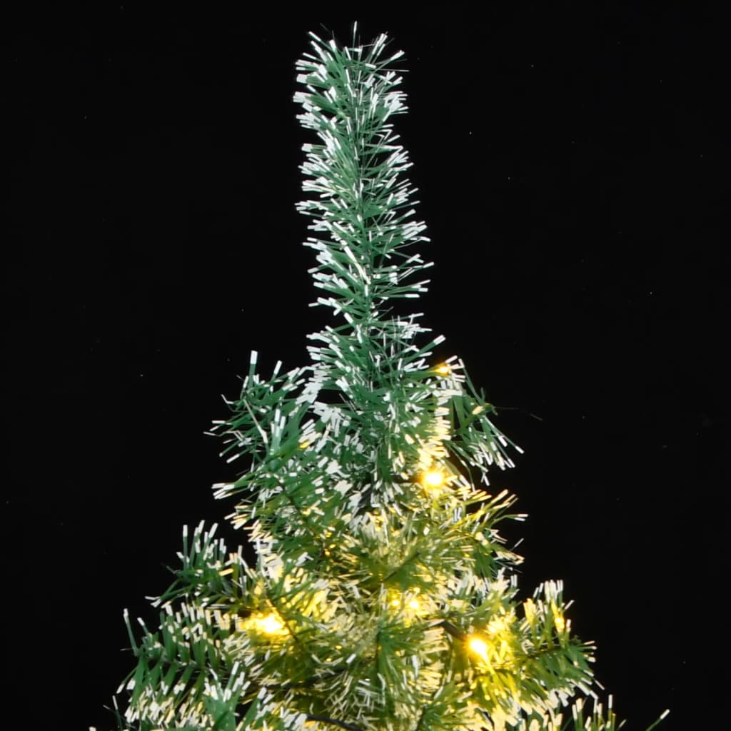 vidaXL Árbol de Navidad artificial con 150 LEDs y nieve 150 cm