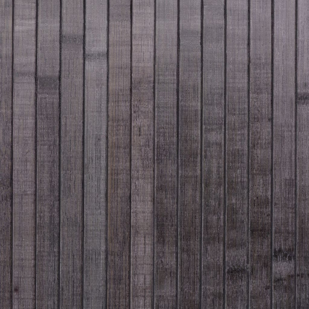 vidaXL Biombo divisor de bambú gris 250x165 cm