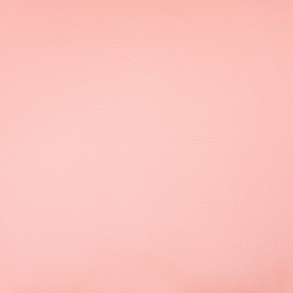 vidaXL Silla de oficina giratoria de cuero sintético rosa