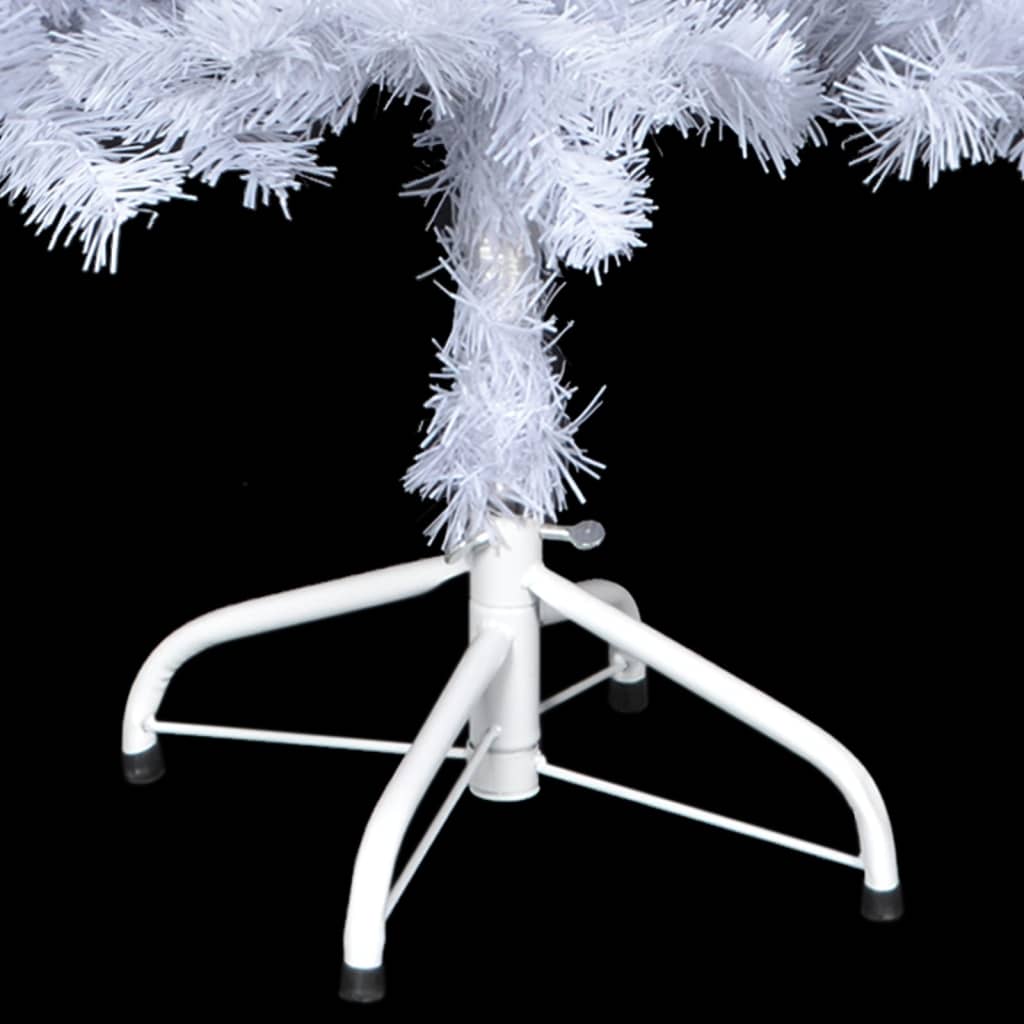 vidaXL Árbol de Navidad artificial con LEDs y soporte 120 cm 230 ramas