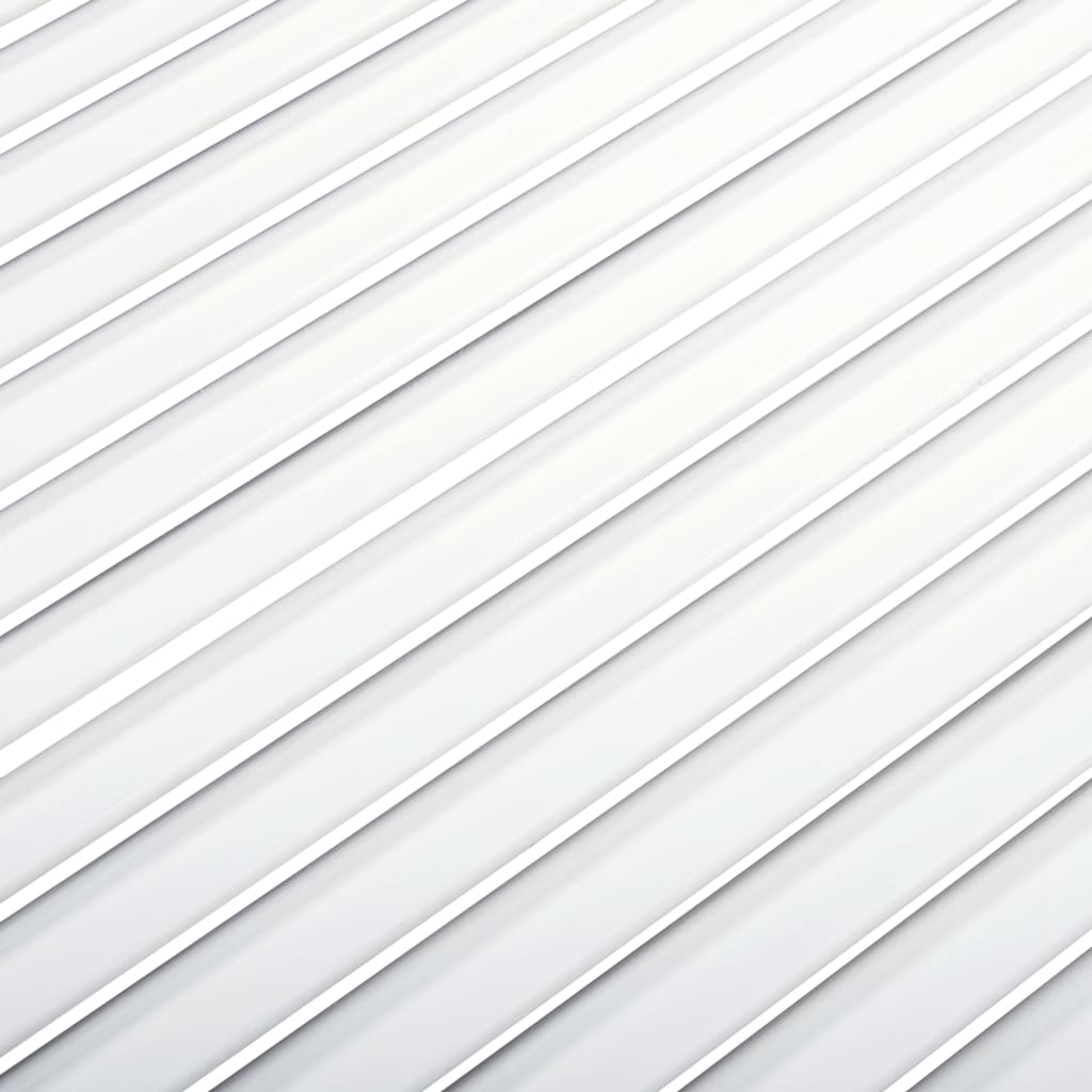 vidaXL Puerta de armario de lamas madera pino blanco 99,3x39,4 cm