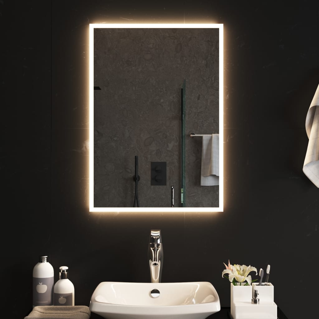 vidaXL Espejo de baño con LED 50x70 cm