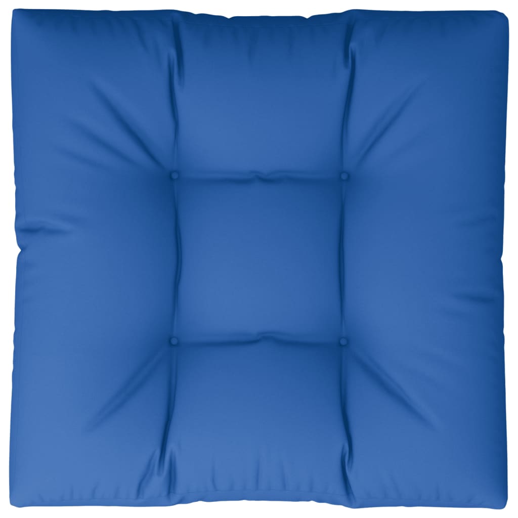 vidaXL Cojín para sofá de palets azul royal 70x70x10 cm