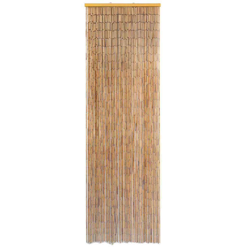 vidaXL Cortina de bambú puerta contra insectos 56x185 cm
