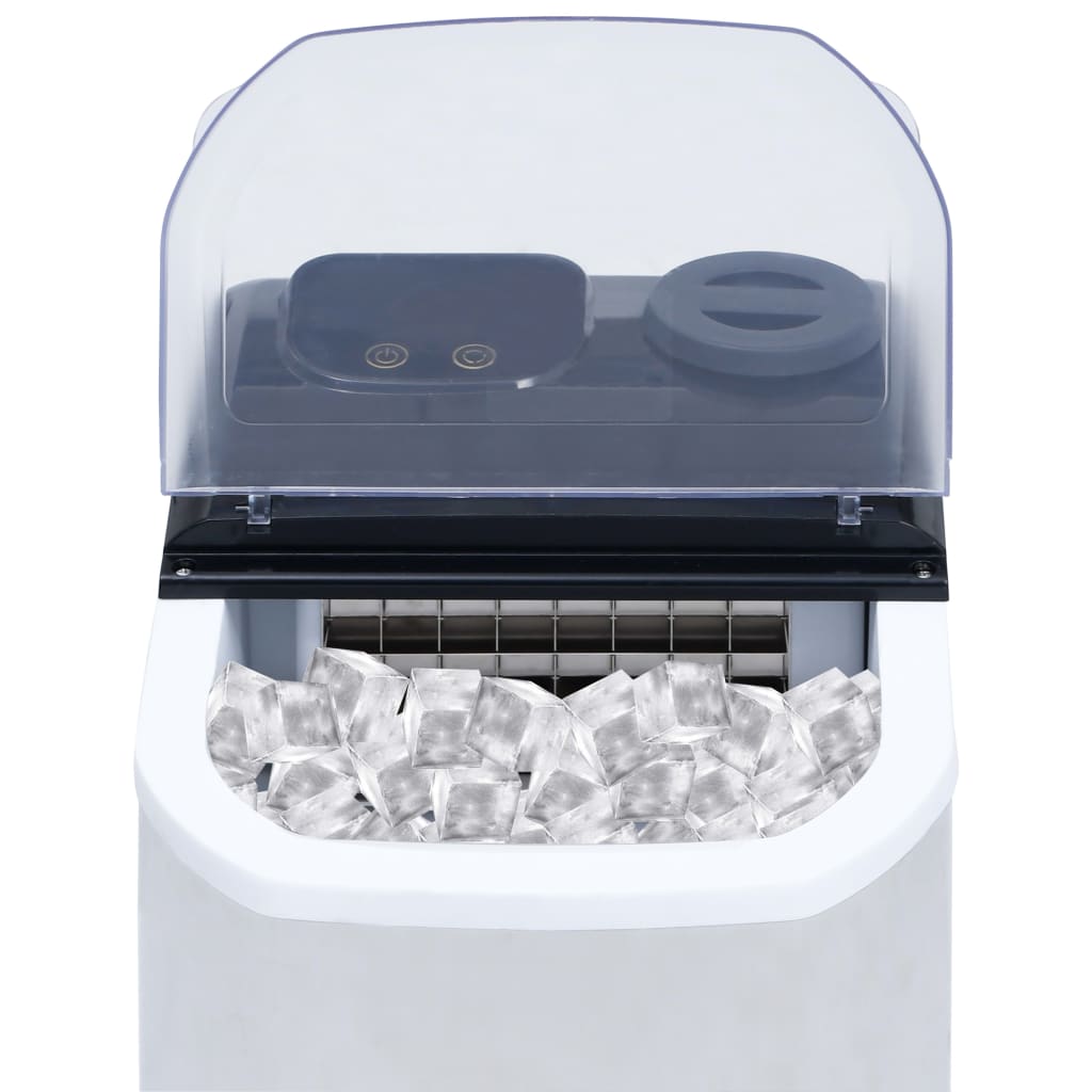 vidaXL Máquina Hacer Cubitos Hielo 1,4 L 15 kg/24 h Refrigerador Nevera Casa 