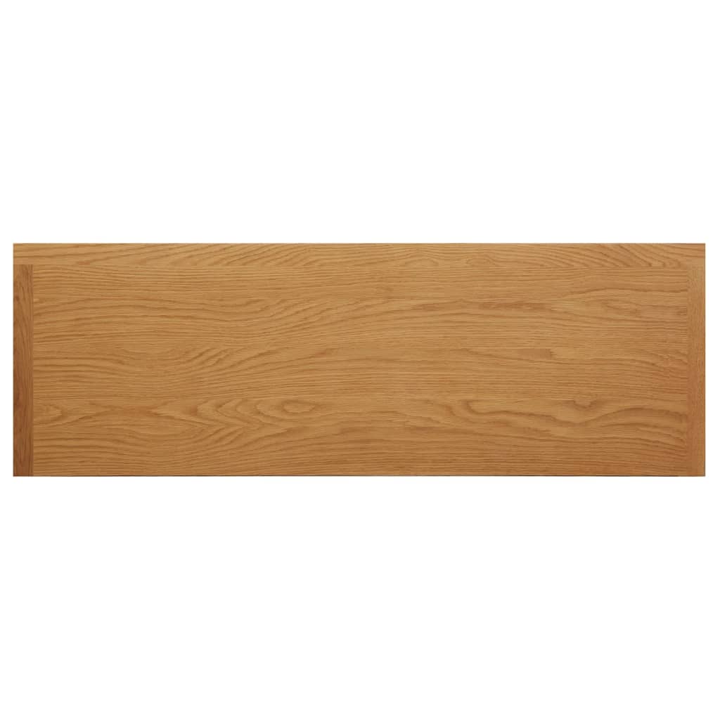 vidaXL Tocador madera maciza de roble 110x40x75 cm