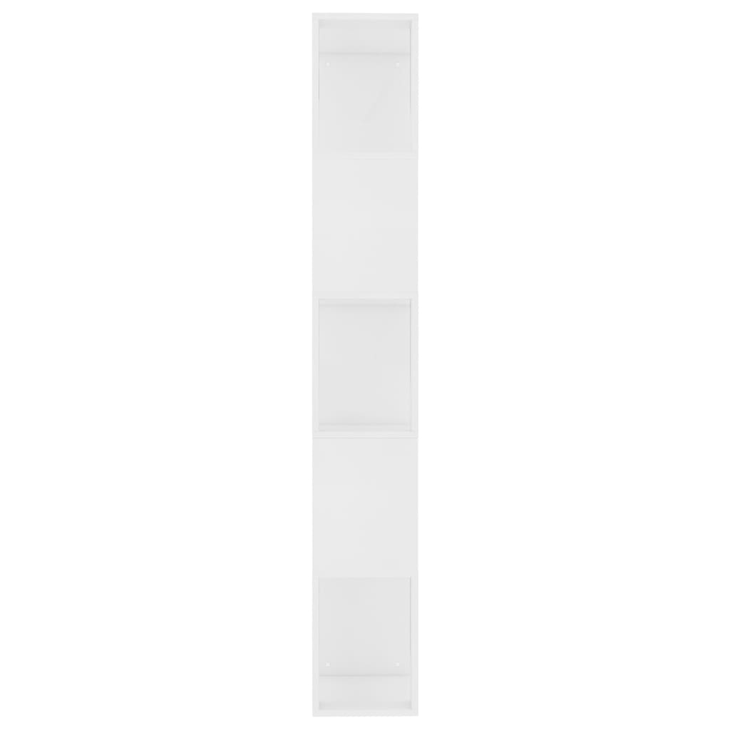 vidaXL Estantería/divisor madera contrachapada blanco 45x24x159 cm