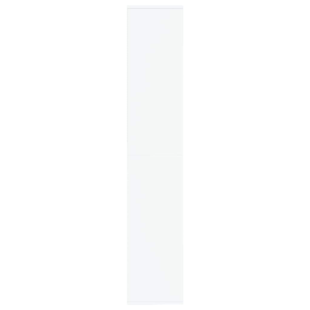 vidaXL Mueble zapatero de madera contrachapada blanco 54x34x183 cm