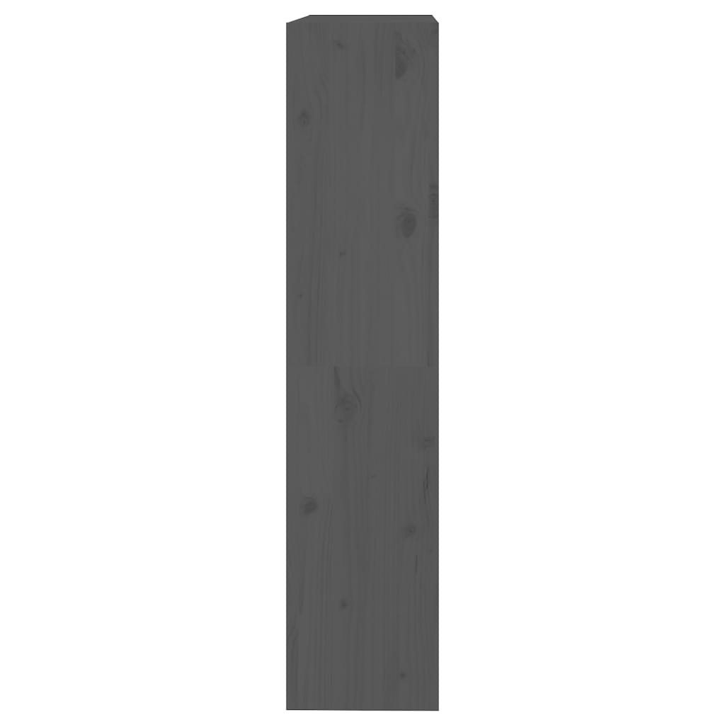 vidaXL Estantería/divisor de espacios madera pino gris 80x30x135,5 cm