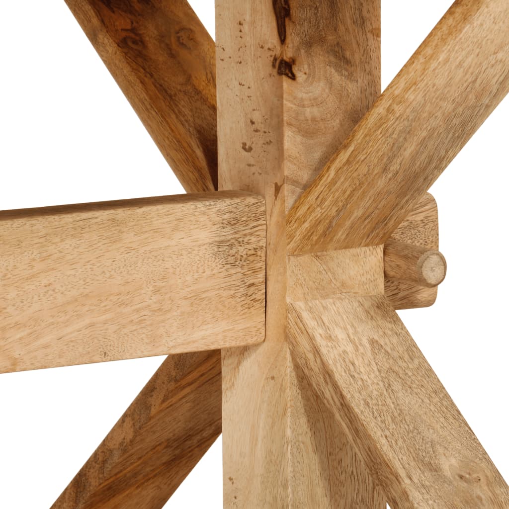 vidaXL Mesa de centro madera maciza de mango 110x52x40 cm
