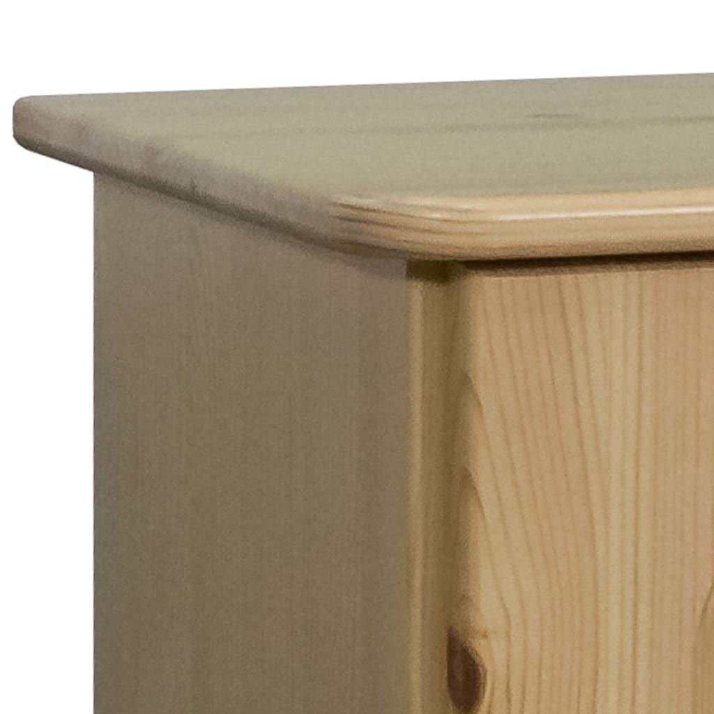 vidaXL Mueble para TV de madera maciza de pino 115x29x40 cm