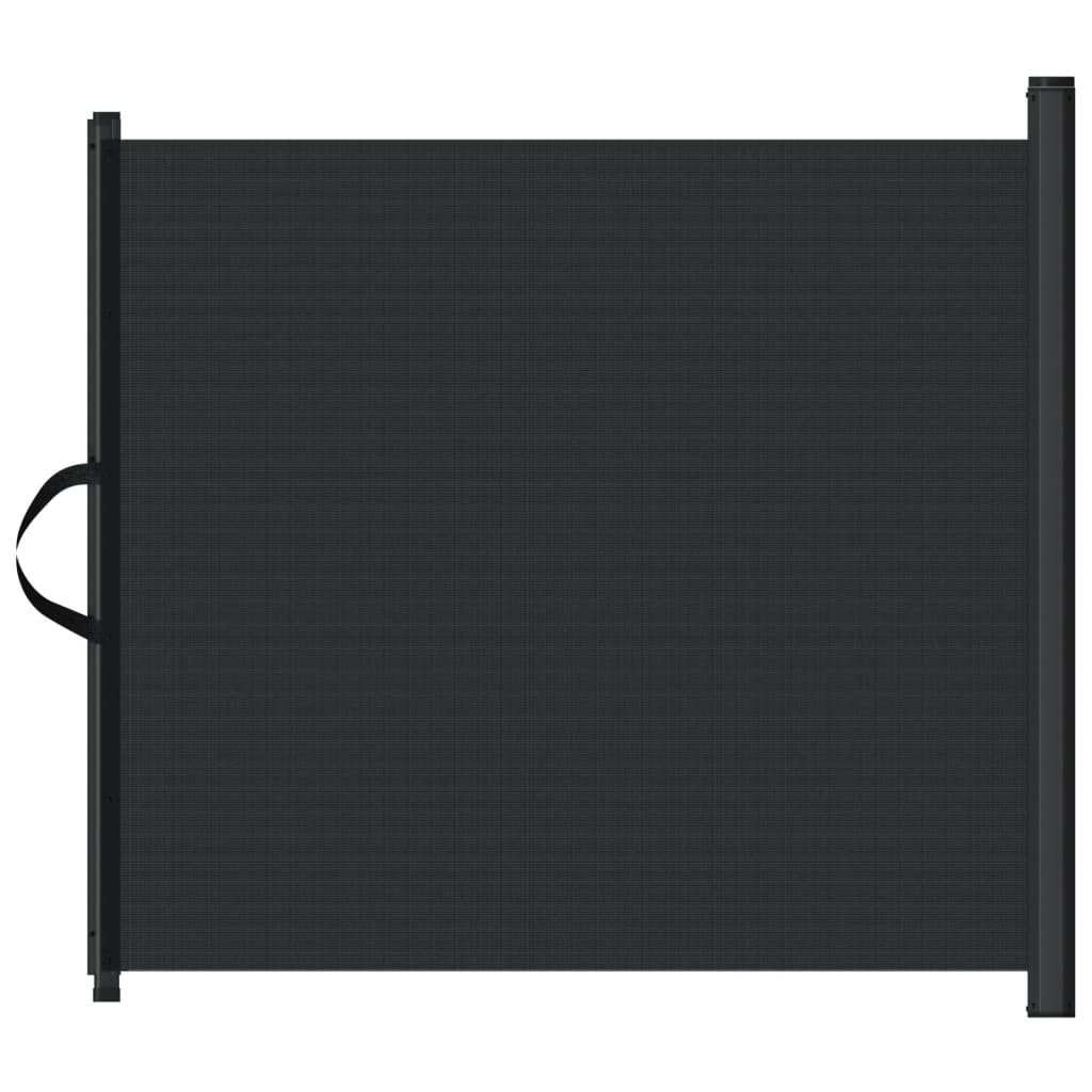 vidaXL Puerta retráctil para mascotas negra 82,5x125 cm