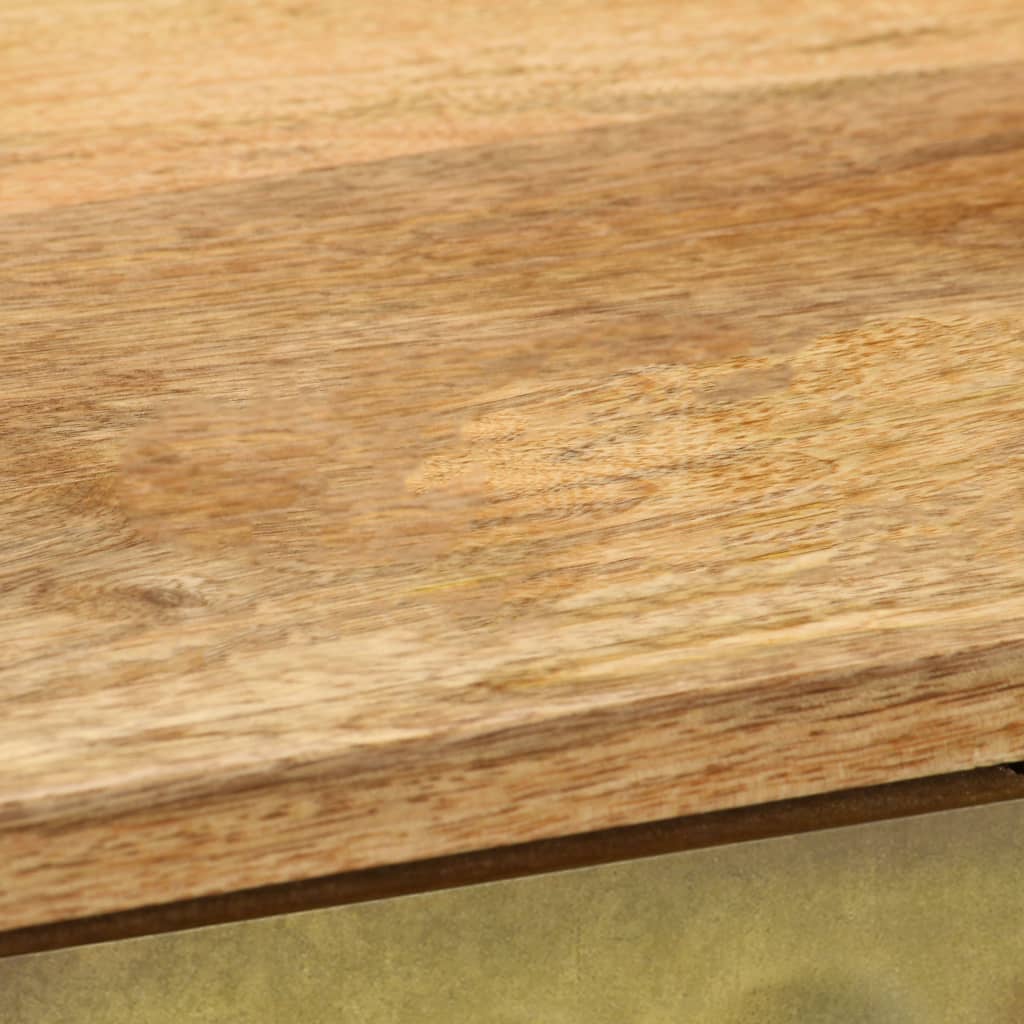 vidaXL Aparador de madera maciza de mango 90x30x77 cm