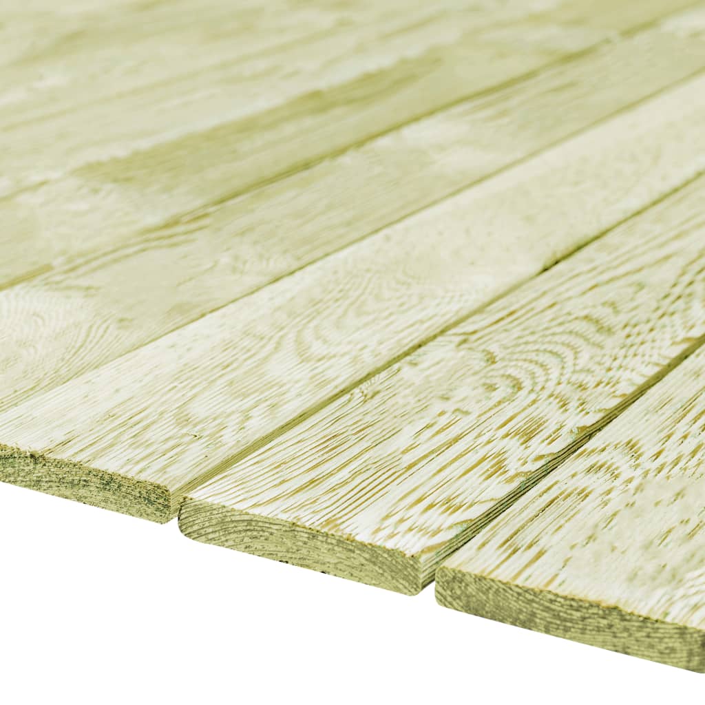 vidaXL Tablas para terraza 24 uds madera de pino impregnada 2,88 m² 1m