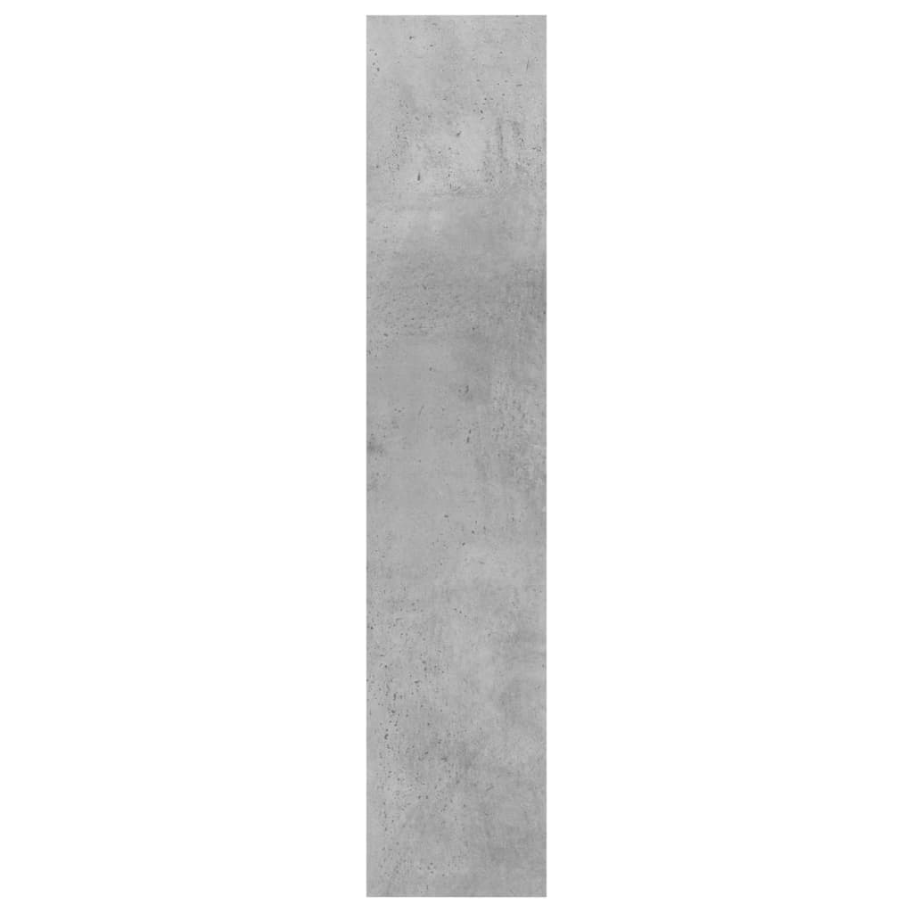 vidaXL Estantería de pared contrachapada gris hormigón 90x16x78 cm