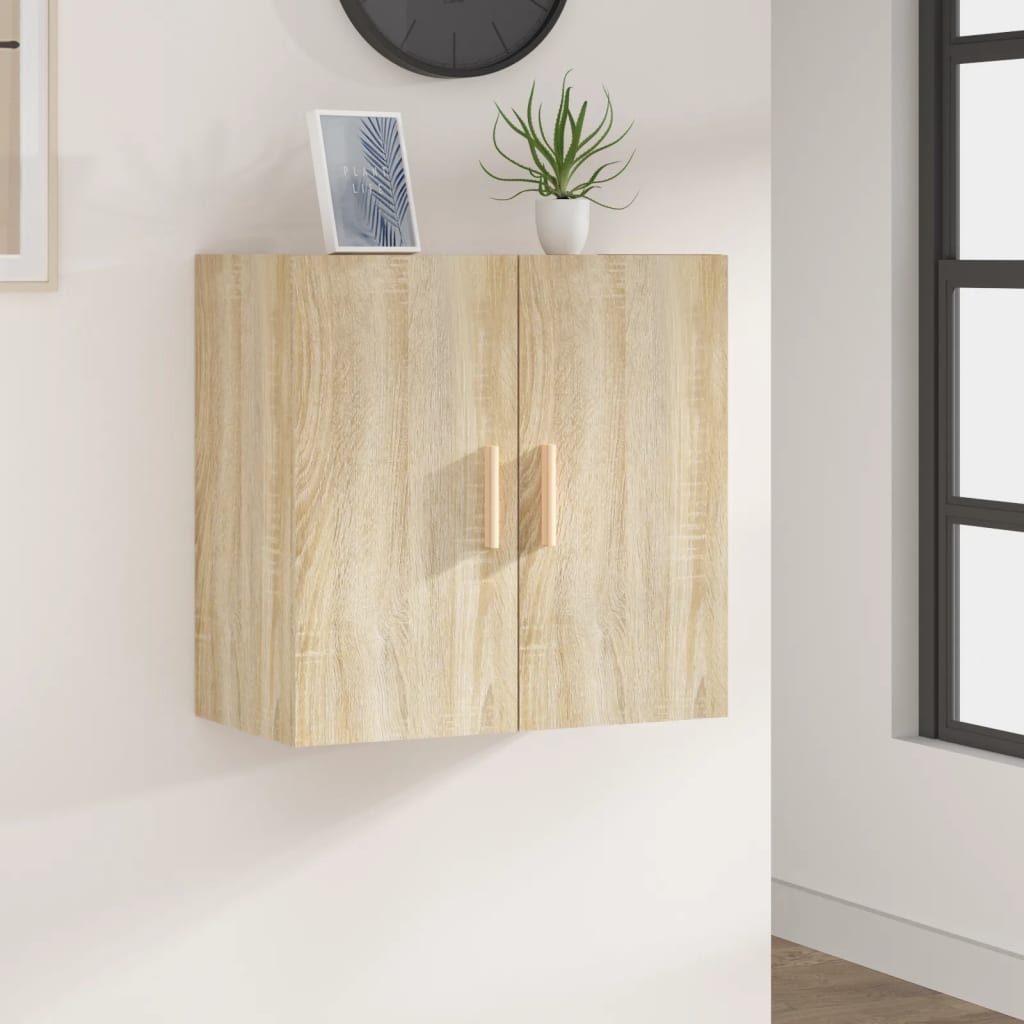 vidaXL Armario de pared madera contrachapada roble sonoma 60x30x60 cm