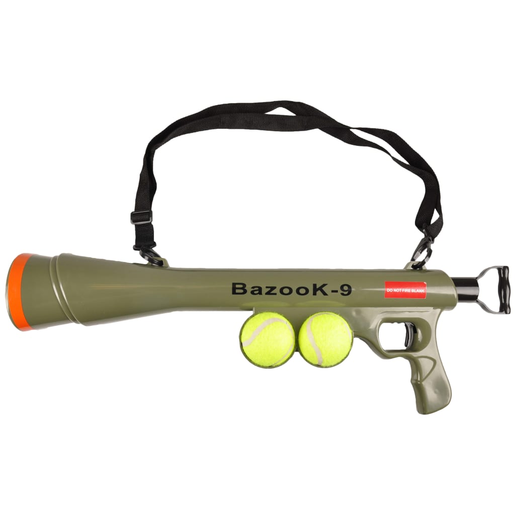 FLAMINGO Lanzador de pelotas BazooK-9 con 2 pelotas de tenis 517029