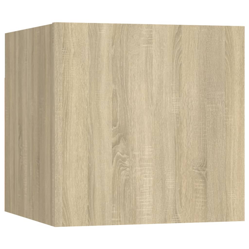 vidaXL Set muebles de salón TV 5 pzas madera ingeniería roble Sonoma