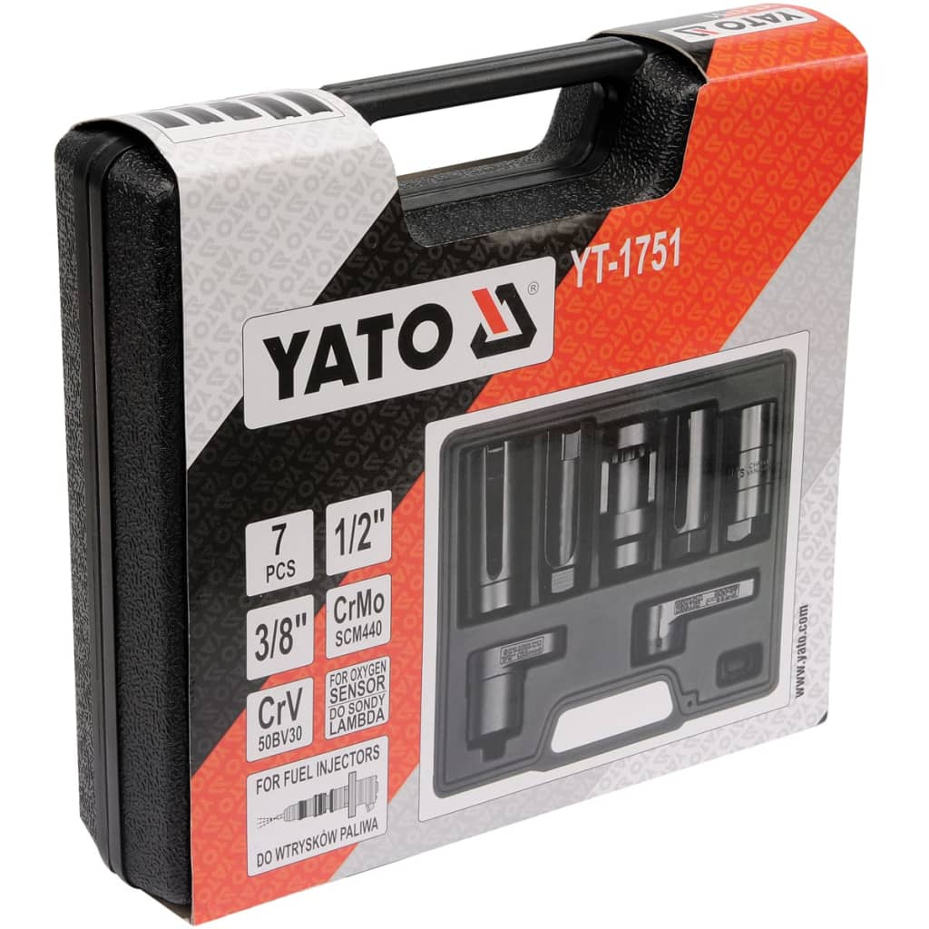 YATO Sensor de oxígeno y llave de inyectores de combustible