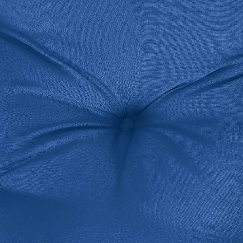 vidaXL Cojines de banco de jardín 2 uds tela Oxford azul 100x50x7 cm