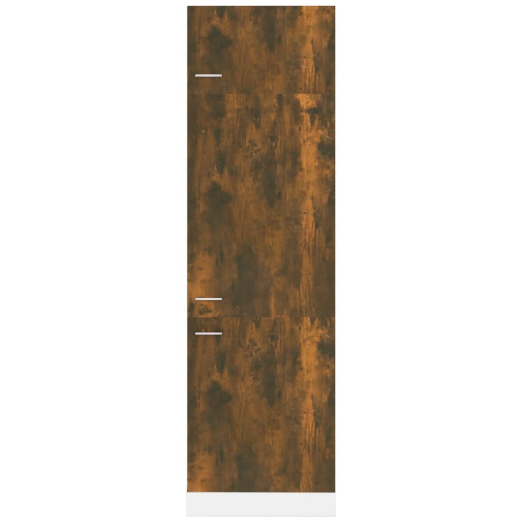 vidaXL Armario para frigorífico madera roble ahumado 60x57x207 cm