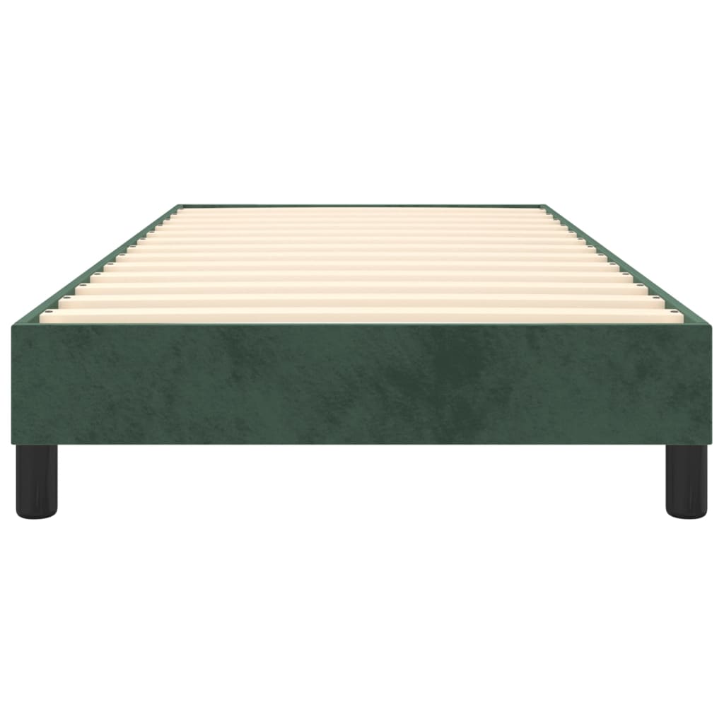 vidaXL Estructura de cama de terciopelo verde 80x200 cm