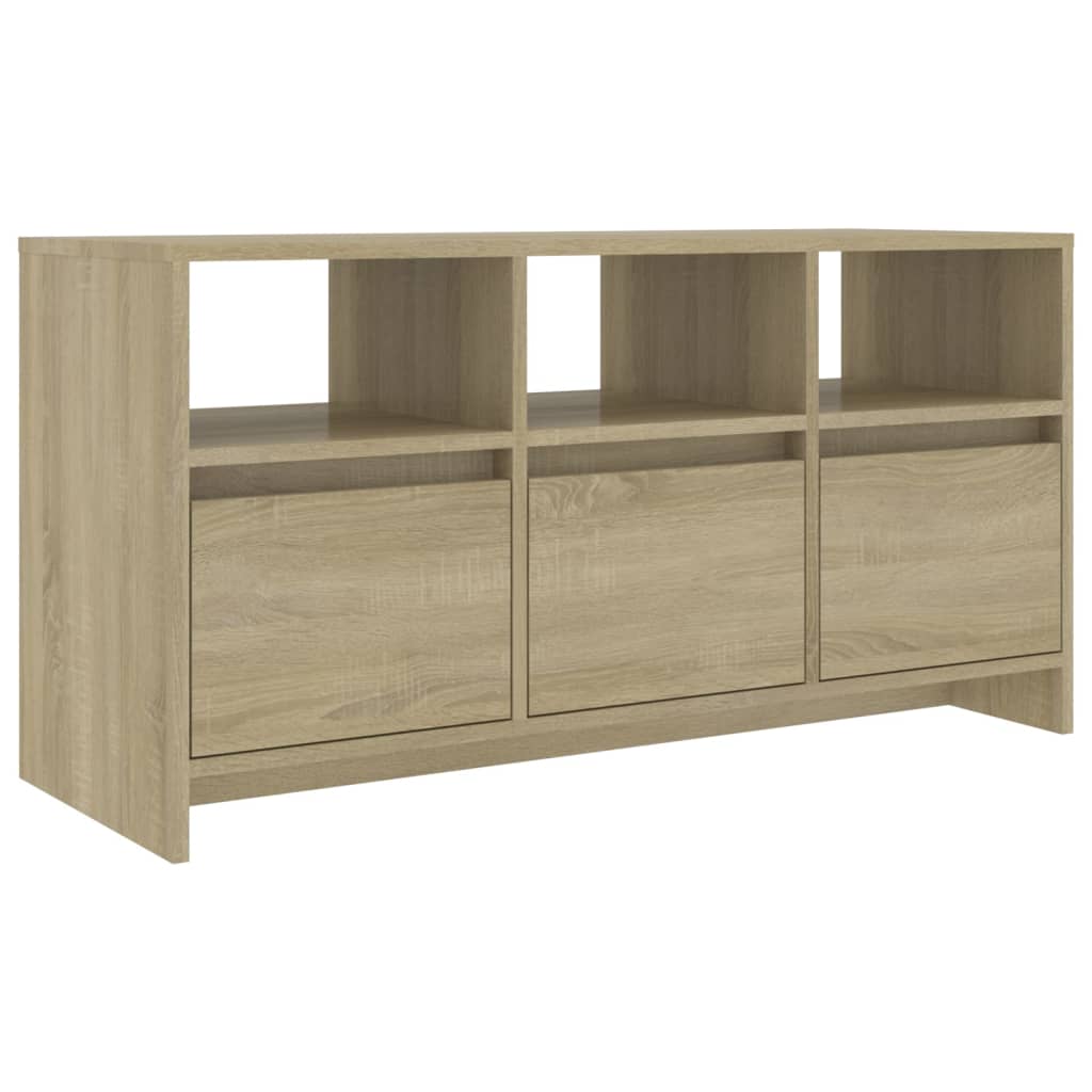vidaXL Mueble de TV madera contrachapada roble Sonoma 102x37,5x52,5 cm
