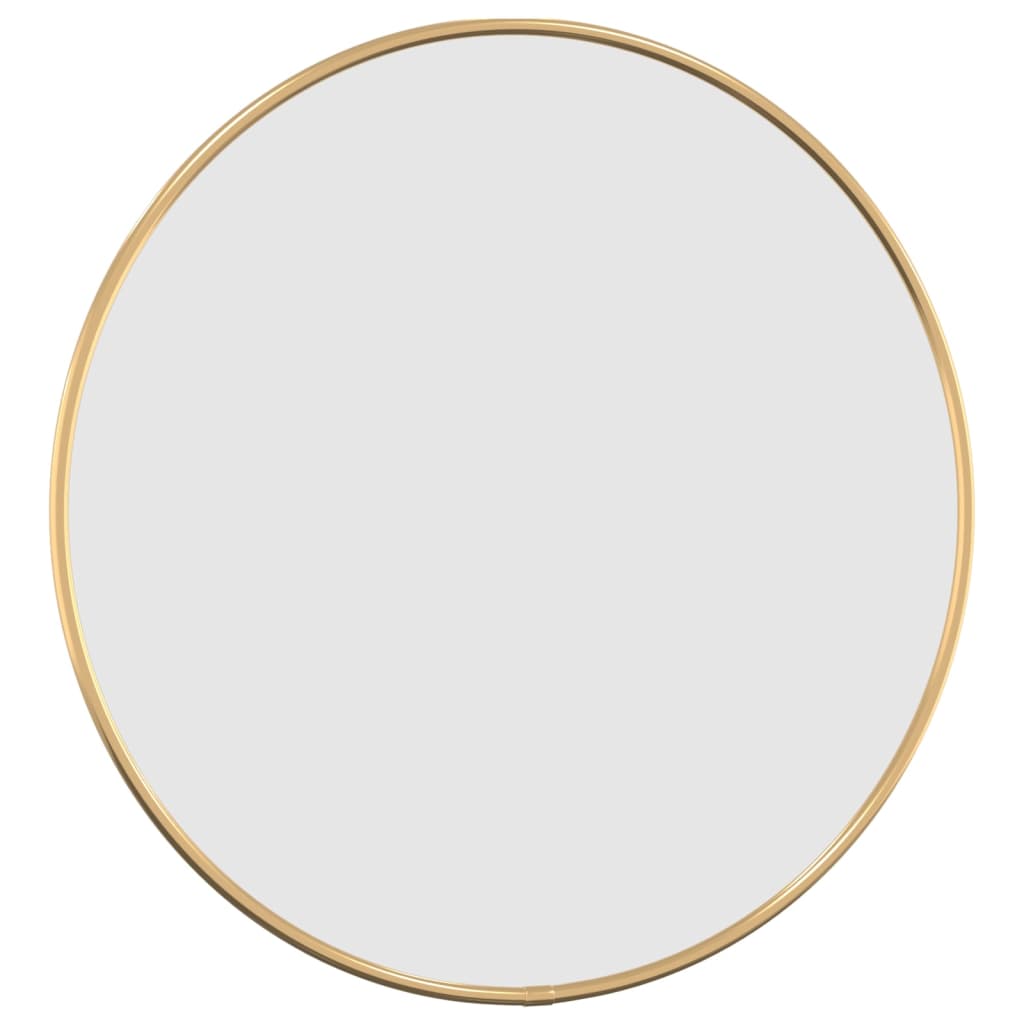 vidaXL Espejo de pared redondo dorado Ø 40 cm