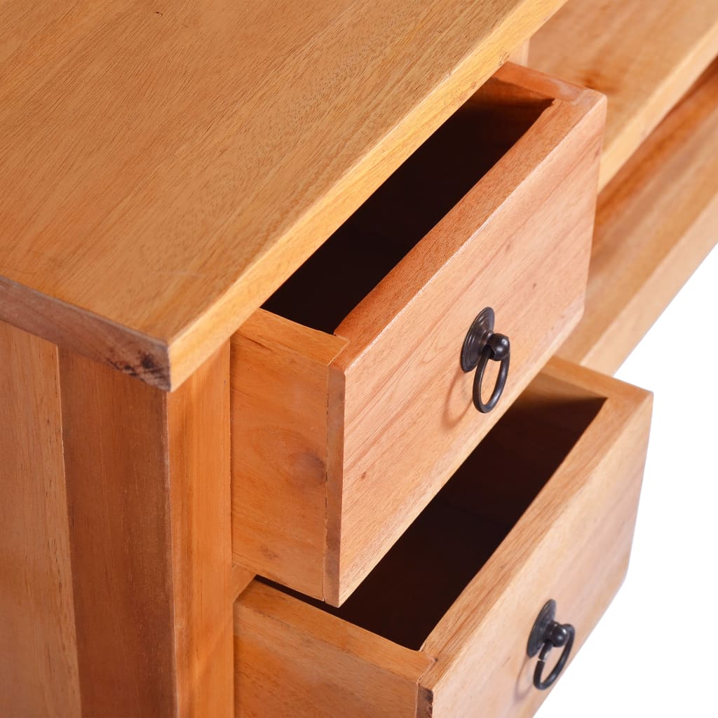 vidaXL Mueble para TV madera maciza de caoba 100x40x45 cm