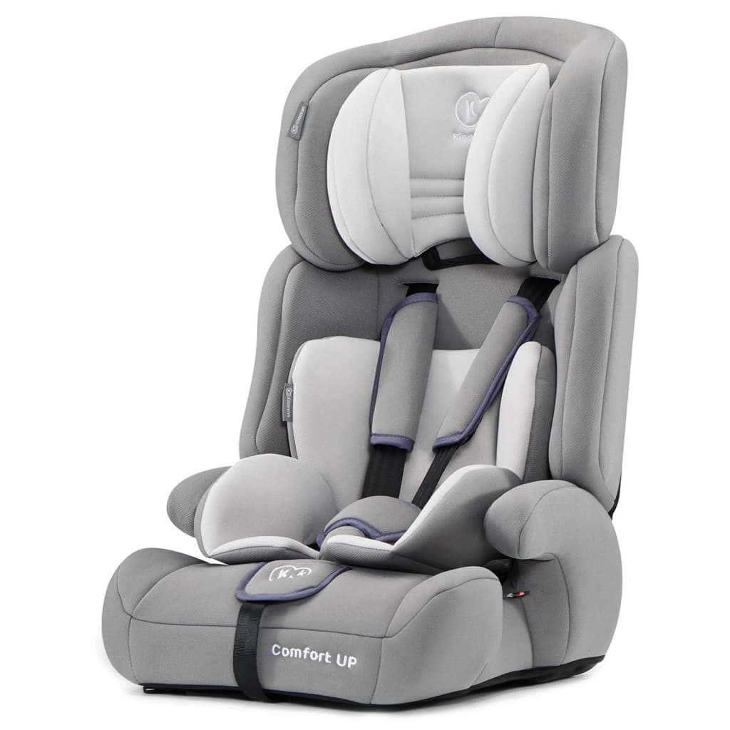 Kinderkraft Silla de bebé para coche COMFORT UP 1+2+3 gris y blanco