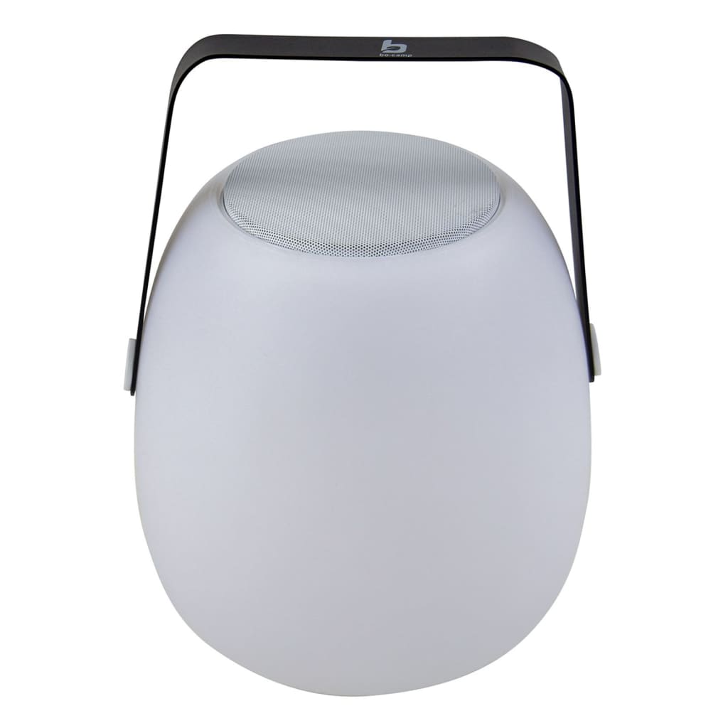 Bo-Camp Lámpara de mesa LED con altavoz Bluetooth Wade blanco y negro